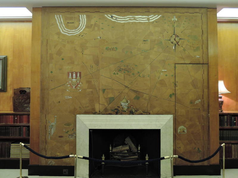 Eltham Palace - Boudior Map Eltham Palace - Boudior Map