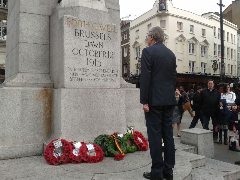 Edith Cavell Wreath Laying Ceremony Edith Cavell Wreath Laying Ceremony
