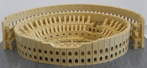 The Colosseum in Rome in Lego The Colosseum in Rome in Lego
