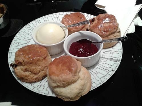 Scones at Inter Continental Hotel Scones at Inter Continental Hotel