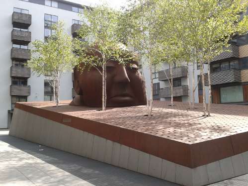 Alfred Hitchcock - Site of Gainsborough Studios Alfred Hitchcock - Site of Gainsborough Studios