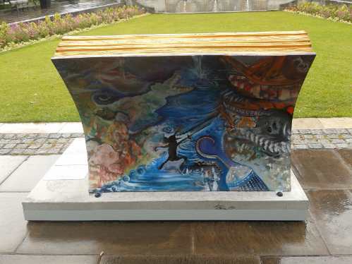 Books about Town - Peter Pan Bench Books about Town - Peter Pan Bench