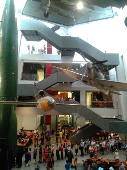 Imperial War Museum London - atrium Imperial War Museum London - atrium