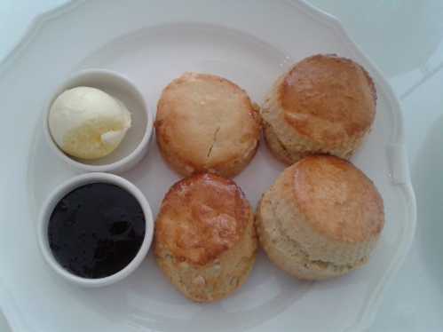 Scones at Ampersand Hotel Scones at Ampersand Hotel