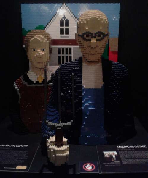 the art of brick - american gothic the art of brick - american gothic