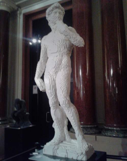 the art of brick - david the art of brick - david