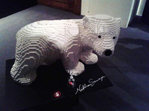 the art of brick - polar bear the art of brick - polar bear