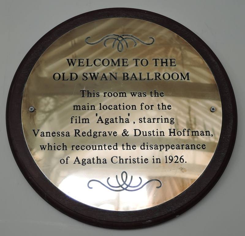 Old Swan Hotel Ballroom Plaque Old Swan Hotel Ballroom Plaque